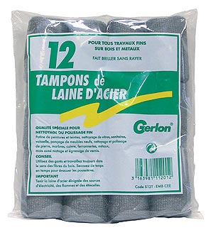 Tampons laine d'acier Gerlon (Castorama)