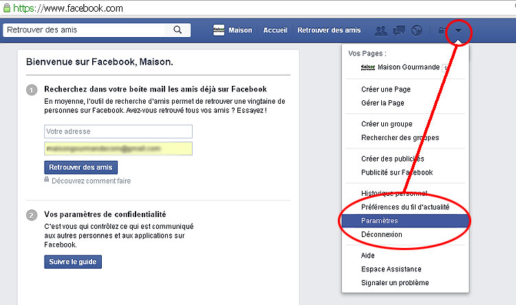 Confidentialité Facebook