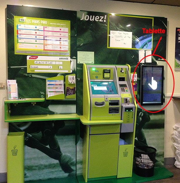 PMU - Nouvelles tablettes trop basses