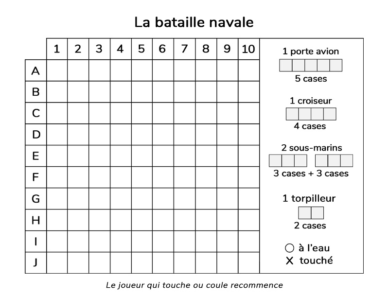 Grille bataille navale