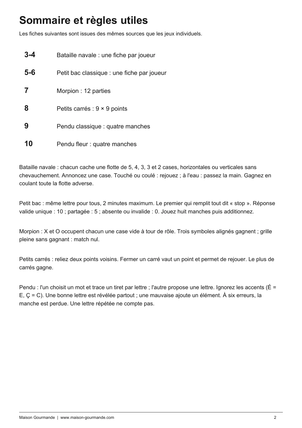 Carnet complet - 10 pages - page 2